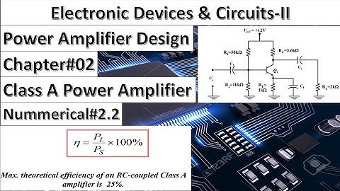Electronic Devices & Circuits-II | Chapter#02 | Nummerical#2.2 | Thomas Floyd | Class A Amplifier