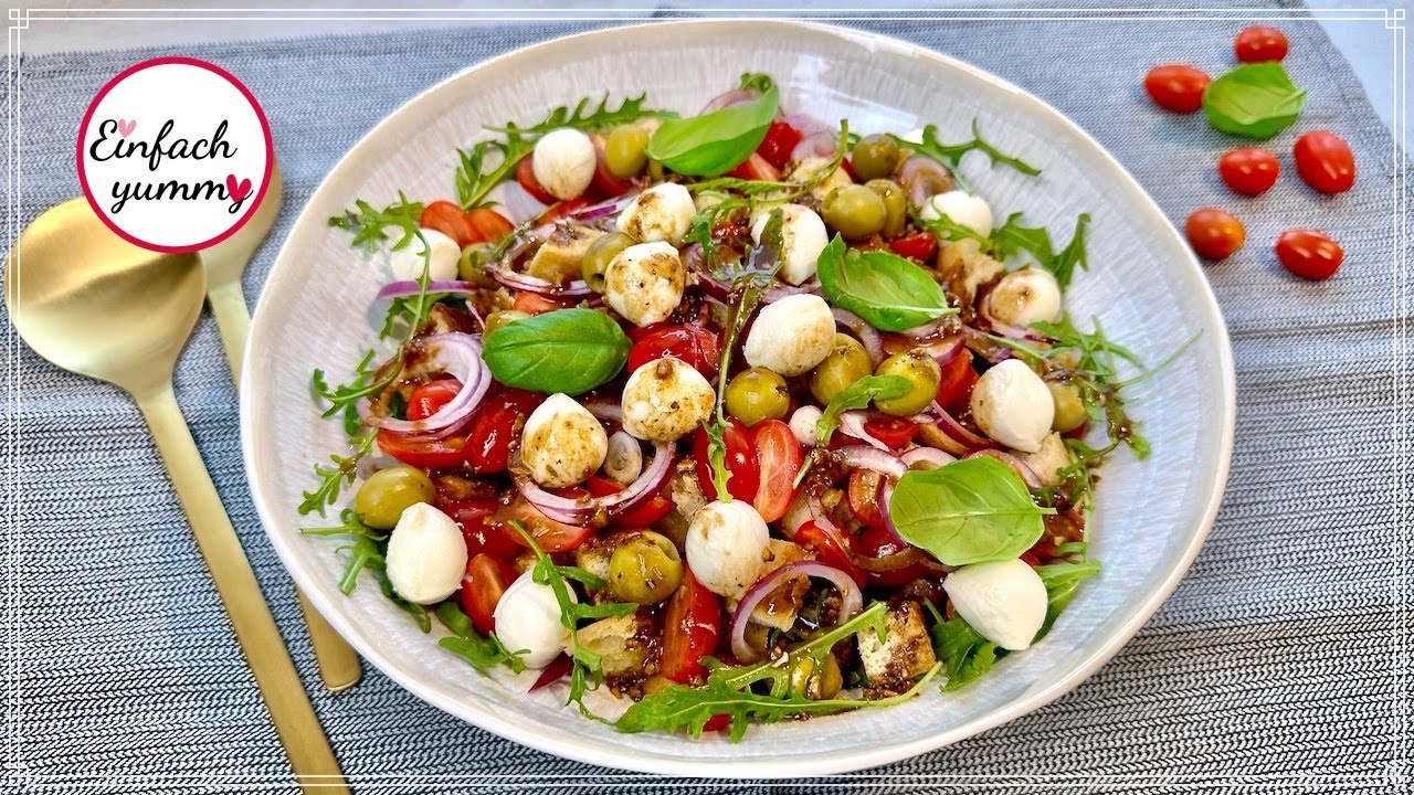 An diesem Salat 🥗 könnte ich mich dumm & dusselig essen 🤤🤤 - Brotsalat - Thermomix® Rezept