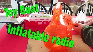 CSGOG Inflatable Radio + Toy Boat