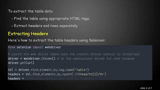 How To Scrape Table Into Dataframe From A Webpage