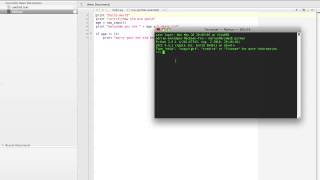 Creating your first hello world program with python
