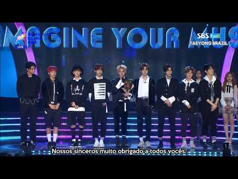 170920 - Discurso do Taeyong no Soribada Best K-Music Awards - Best Performance (LEGENDADO)