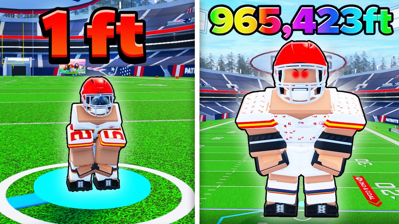 Каждый забитый гол = +1 К ВЫСОТЕ в NFL Universe Football