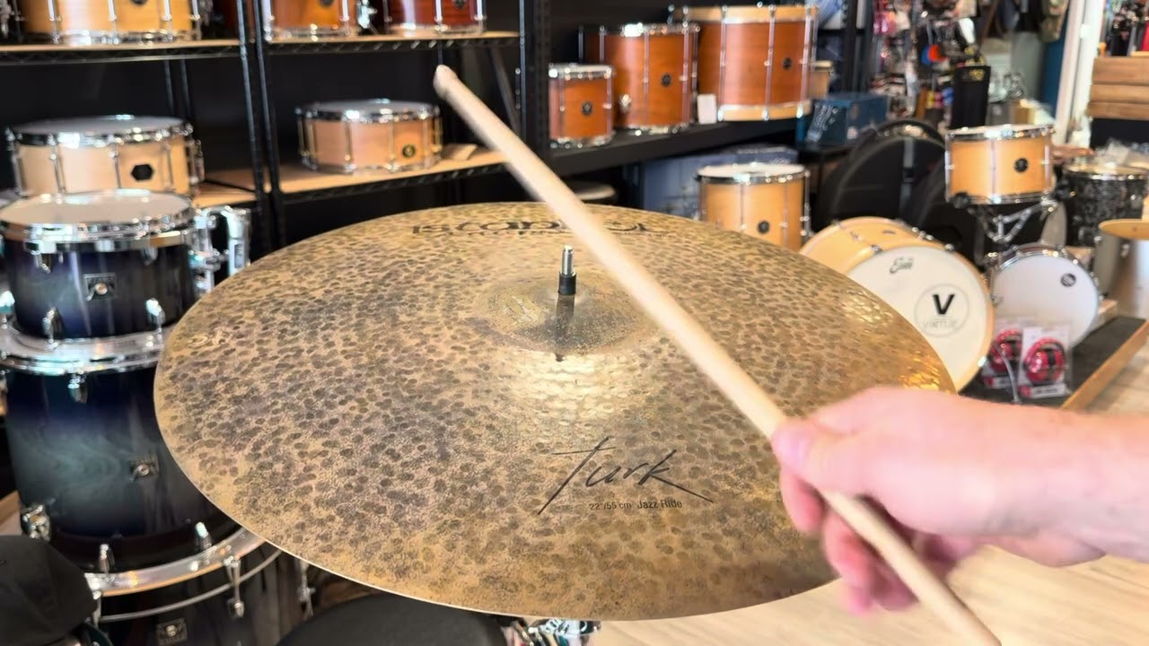 Istanbul Agop 22” Turk Jazz Ride (2106g) Cymbal Demo @ VIRTUE Drums