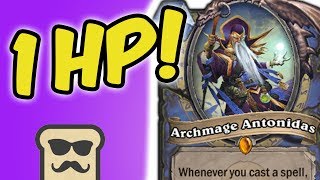 I SURVIVED WITH ONLY 1 HP TO OTK! | LEYLINE MAGE | HEARTHSTONE | DISGUISED TOAST