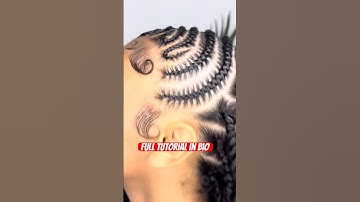 half lemonade braids half island twist #hairstyles #explore #tutorial #twist