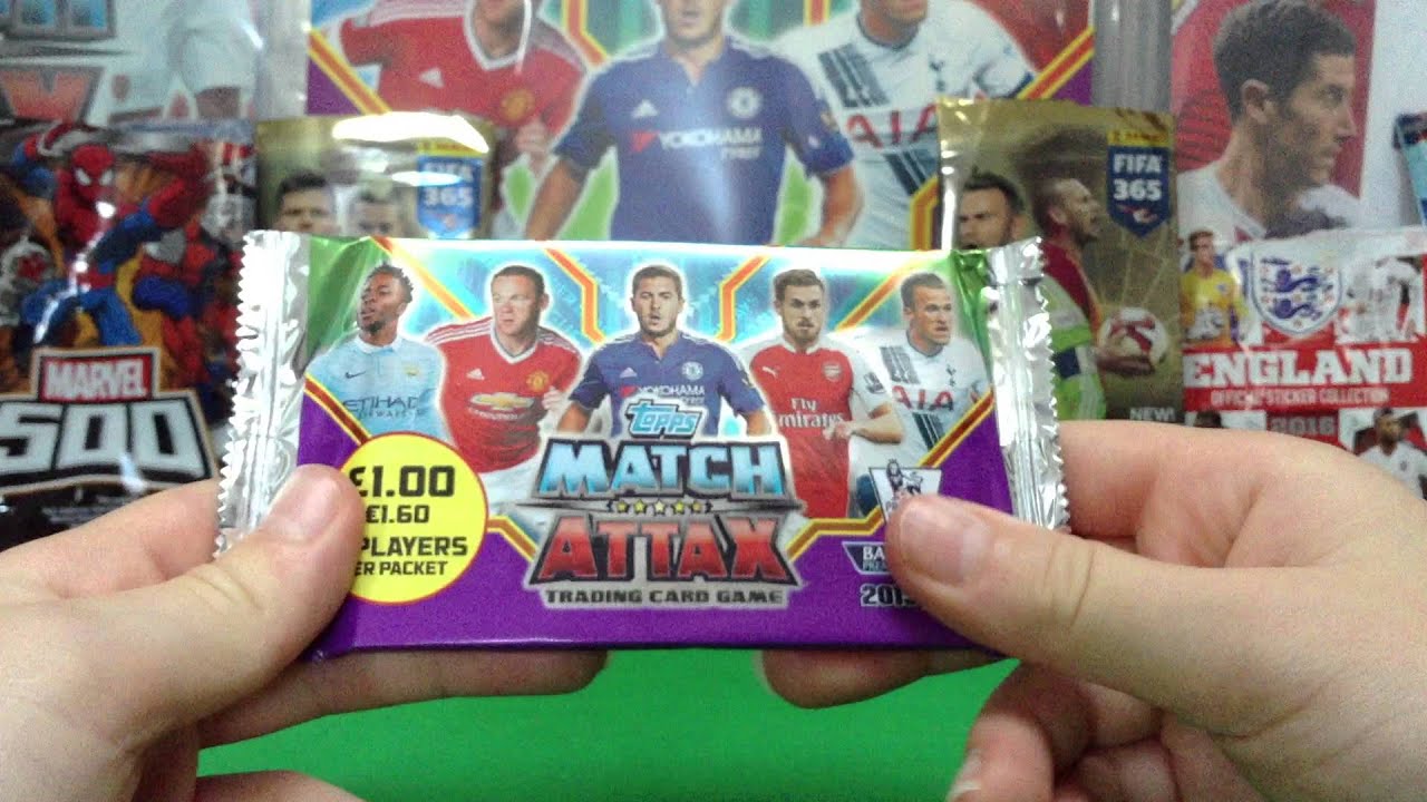 Fifa 365 Stickers & Match Attax 2015/16 Premier League Pack Opening