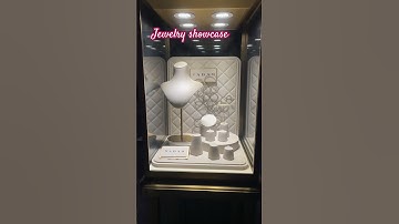 Jewelry display counter / Jewelers / window jewelry display showcase