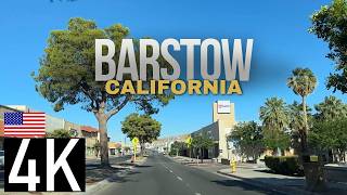 Road Tour – Driving POV in Barstow, California, USA