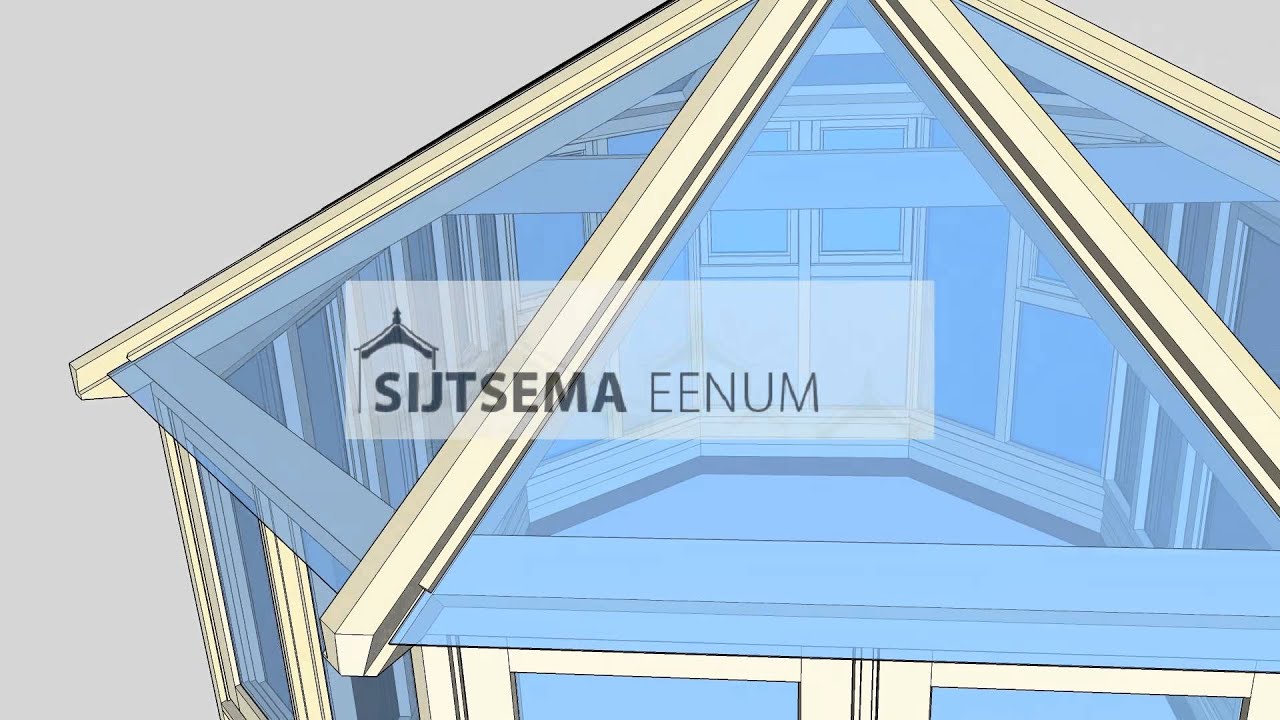 Broeikas op maat gemaakt van hout door Sijtsema