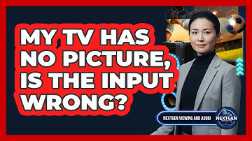 My TV Has No Picture, Is The Input Wrong?