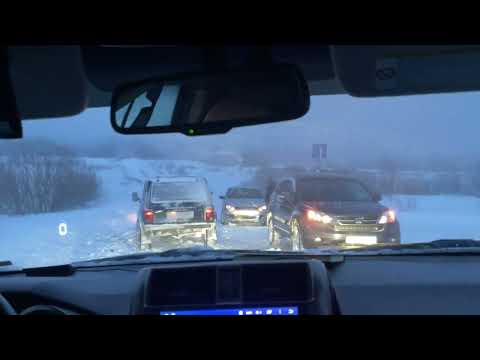 Toyota Land Cruiser Prado 150 в снежном плену