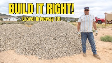 The RIGHT Way to Build a Gravel Driveway (No Ruts, No Regrets)
