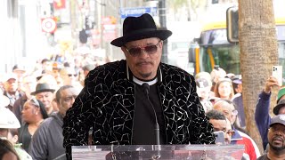 Ice-T speech at his Hollywood Walk of Fame Star Ceremony, thanks "The Haters"