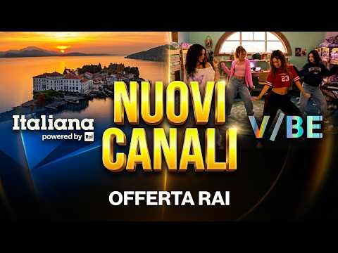 Video Rai Italiana Canale Territorio e V/BE Nuovi canali TV Italia