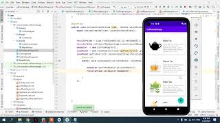 PART 2 Coffee Ordering App | University Project | Android | Java | MVVM -