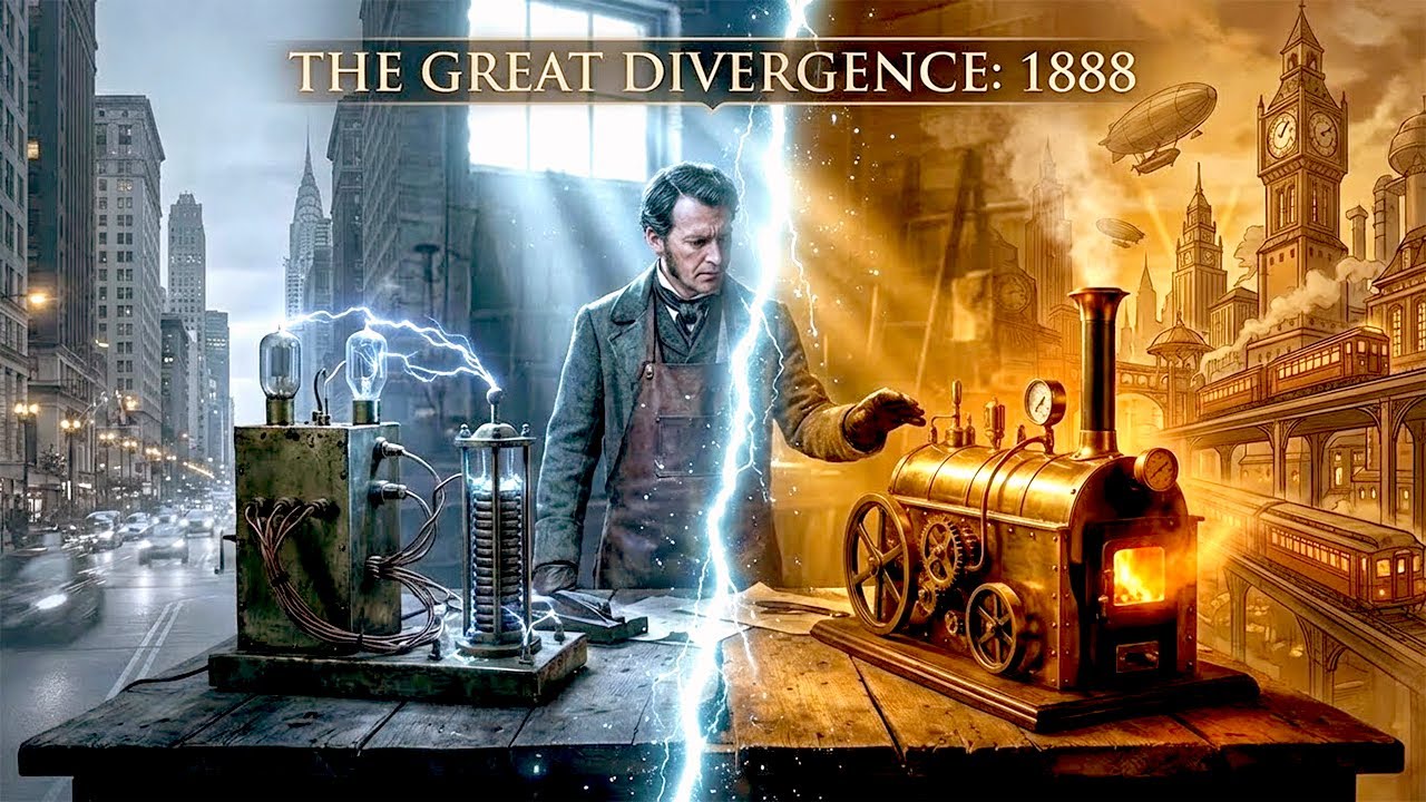 Our World If We Chose Steam Over Electricity | The Great Divergence | Steampunk