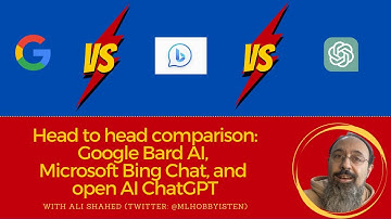 Google BARD AI vs Open AI ChatGPT4 vs BING Chat