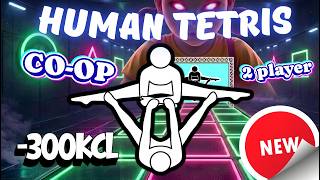 HUMAN TETRIS Co-Op 2 Player | Immersive Interactive Warm Up | Easy Daily Routine | Full Body #2