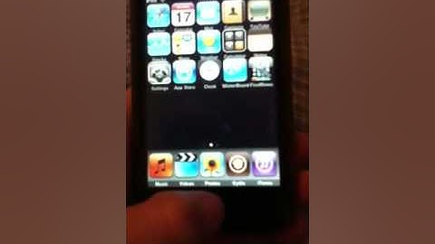 how to write on status bar ipod touch or iphone