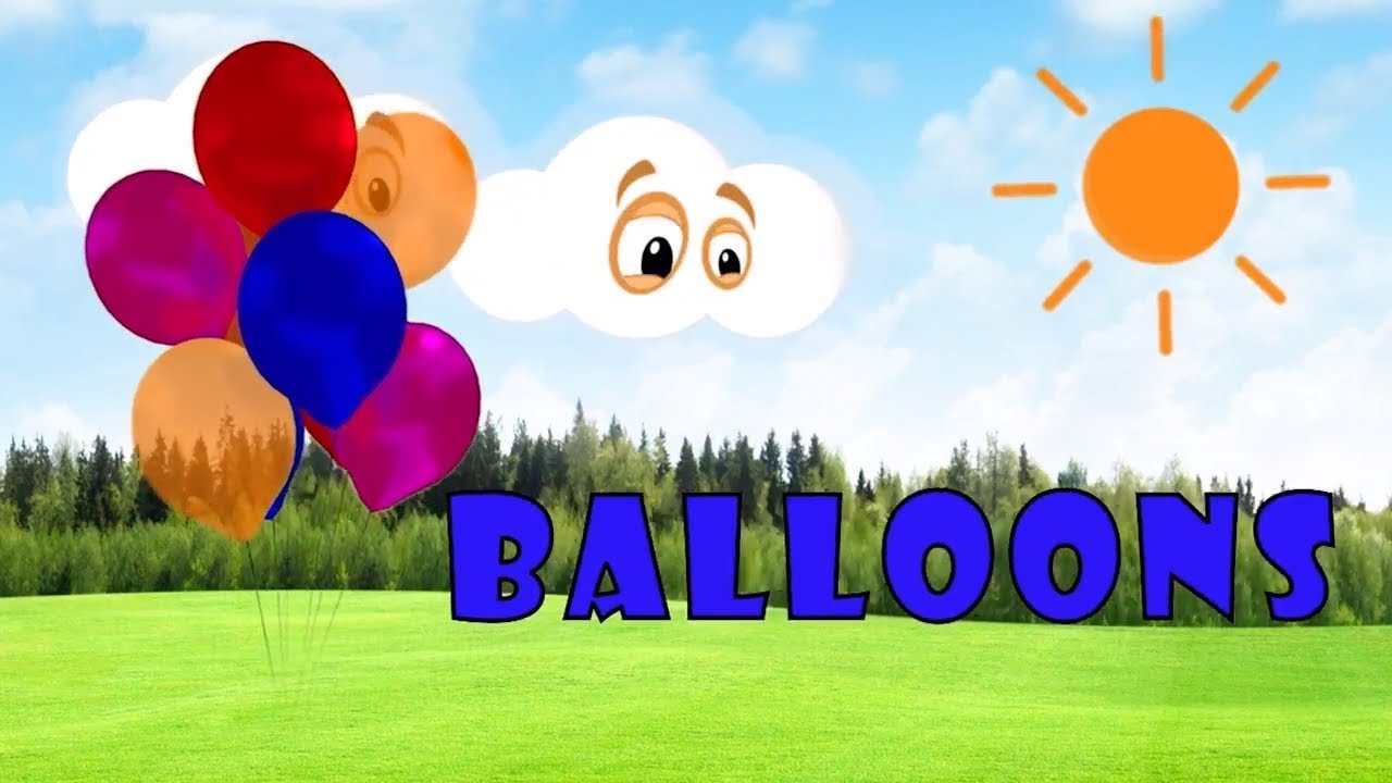 Learn colours with balloons // Учим цвета // Воздушные шары