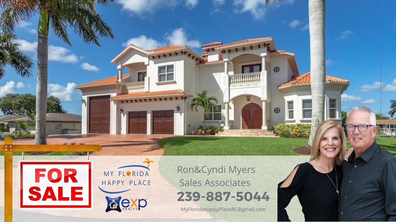 Luxury Waterfront Home for Sale in Deep Lagoon Estates Fort Myers, FL