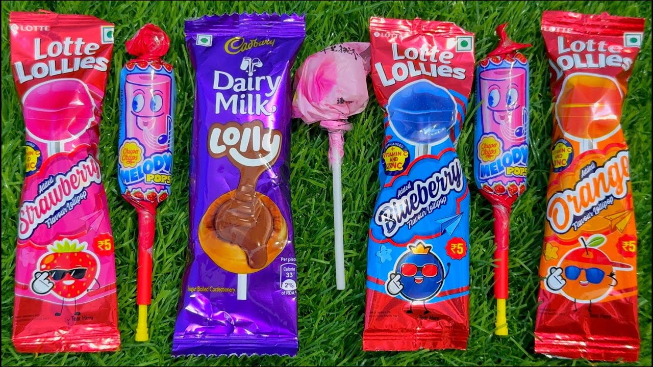 Most Popular Candy Satisfying Video ASMR | Lots Of Colorful Rainbow Lollipop Candy | Unpacking Candy