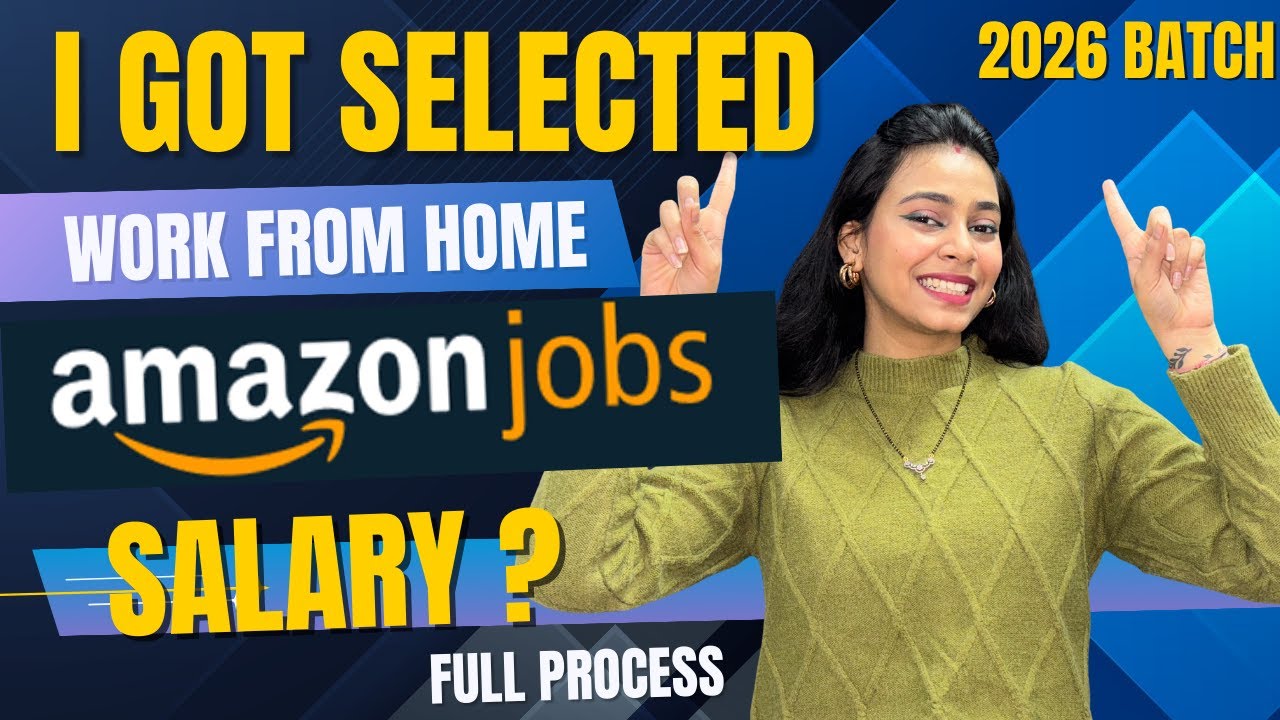 Amazon Work From Home Jobs 2026 | Jobs For 12th Pass Students | Jobs ...