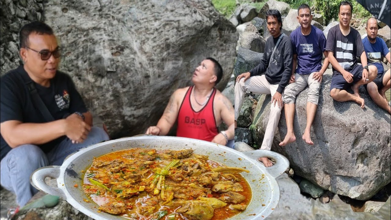 MASAK DI BAWA BATU KRAMAT DI TENGAH KALI ANGKER