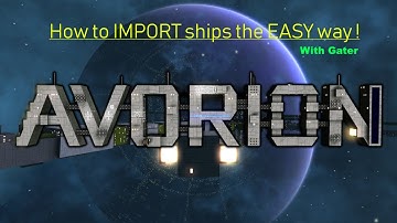 Avorion | Tutorial | How to import ships