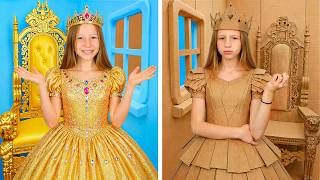 nastya friends princess adventure poor vs rich