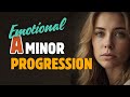 Emotional A Minor Chord Progression with Chromatic Bass