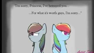 Conflict of Interests - A Dramatic Reading from Discorded Ponies
A Pony cannot serve Two Masters, and being torn between a New Home with New Friends, and your Old Home where memories still remain, is not an easy choice to make.
Im no MicTheMicrophone when it comes to doing a Rainbow Dash Impression, and this is a bit of a rambled reading, but I think we can all relate to Dash in this.
Artwork is Here http://takarapov.deviantart.com/art/Loyalty-against-Betrayal-442021873
Fiction was written by This Guy http://alexwarlorn.deviantart.com/ Conflict of Interests - A Dramatic Reading from Discorded Ponies