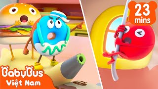 Tuyển tập phiêu lưu của Hamburger | Đoàn kết là sức mạnh | Hoạt hình thiếu nhi vui nhộn | BabyBus