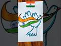 Independence day/india 🇮🇳 flag colour #independenceday #video #nationalflag #flagdrawing #indianflag