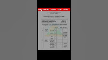 NSSB 2025 Combined Staff RecruitmentExamination 2025 || #governmentjobs #job #shortsfeed