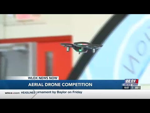 Elementary students take flight during drone competition at Bayou View Middle School