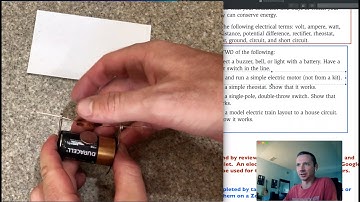 Building a Simple Electric Motor (Requirement 11b, Electricity Merit Badge, Scouts BSA)