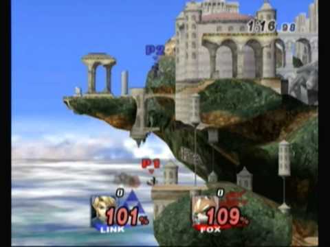 SSBB Wi Fi Battles: Link VS Fox 4K HD