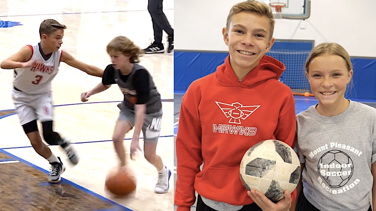 4 BASKETBALL GAMES and 2 SOCCER GAMES in 1 DAY! 🏀⚽️