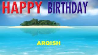 Arqish   Card Tarjeta - Happy Birthday