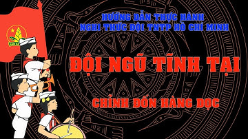 NGHI THỨC ĐỘI TNTP HCM | Đội hình đội ngũ | Đội ngũ tĩnh tại | Chỉnh đốn hàng dọc