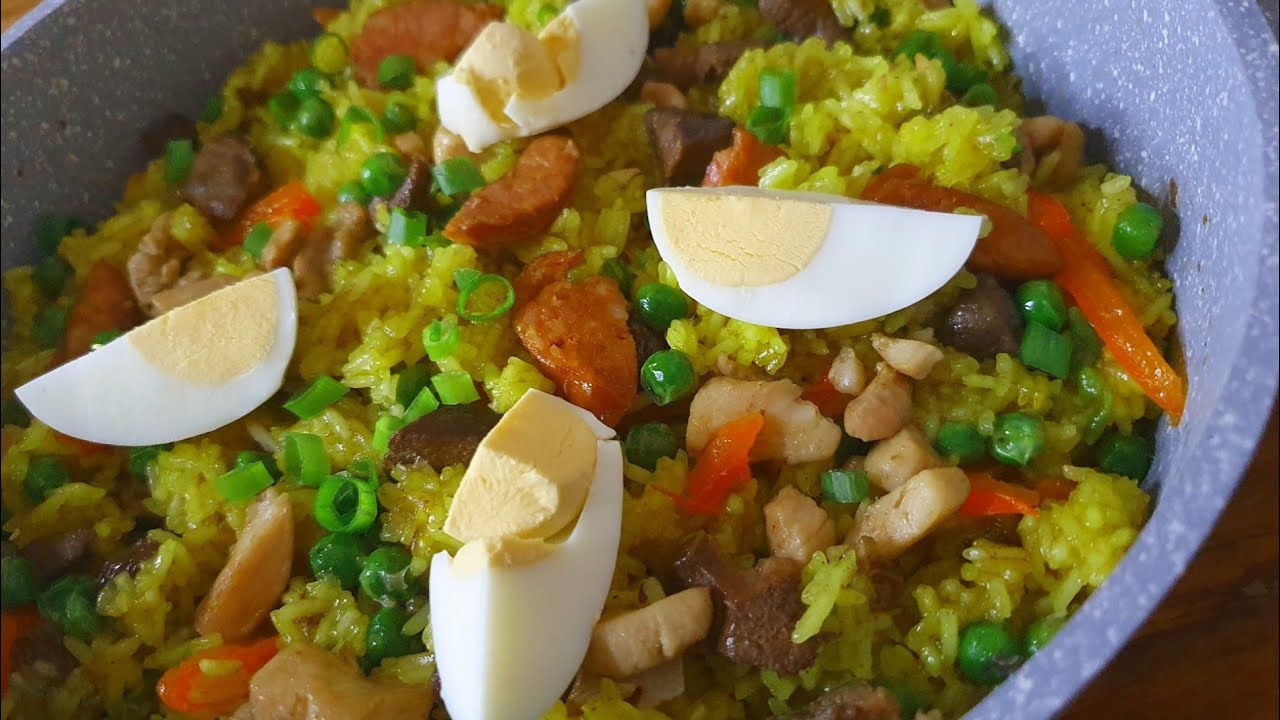 Simple Arroz Valenciana(Ilonggo Style) Pinoy Paella YouTube