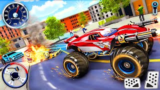 Monster Truck Racing Game - Big Jeep Traffic Racer | Android Gameplay screenshot 5