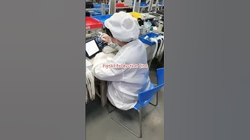 Show FTTH fiber optic pigtail production line from Chinese manufactory