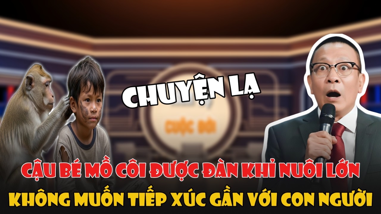 CHUYỆN LẠ CẬU BÉ MỒ CÔI ĐƯỢC ĐÀN KHỈ NUÔI LỚN
