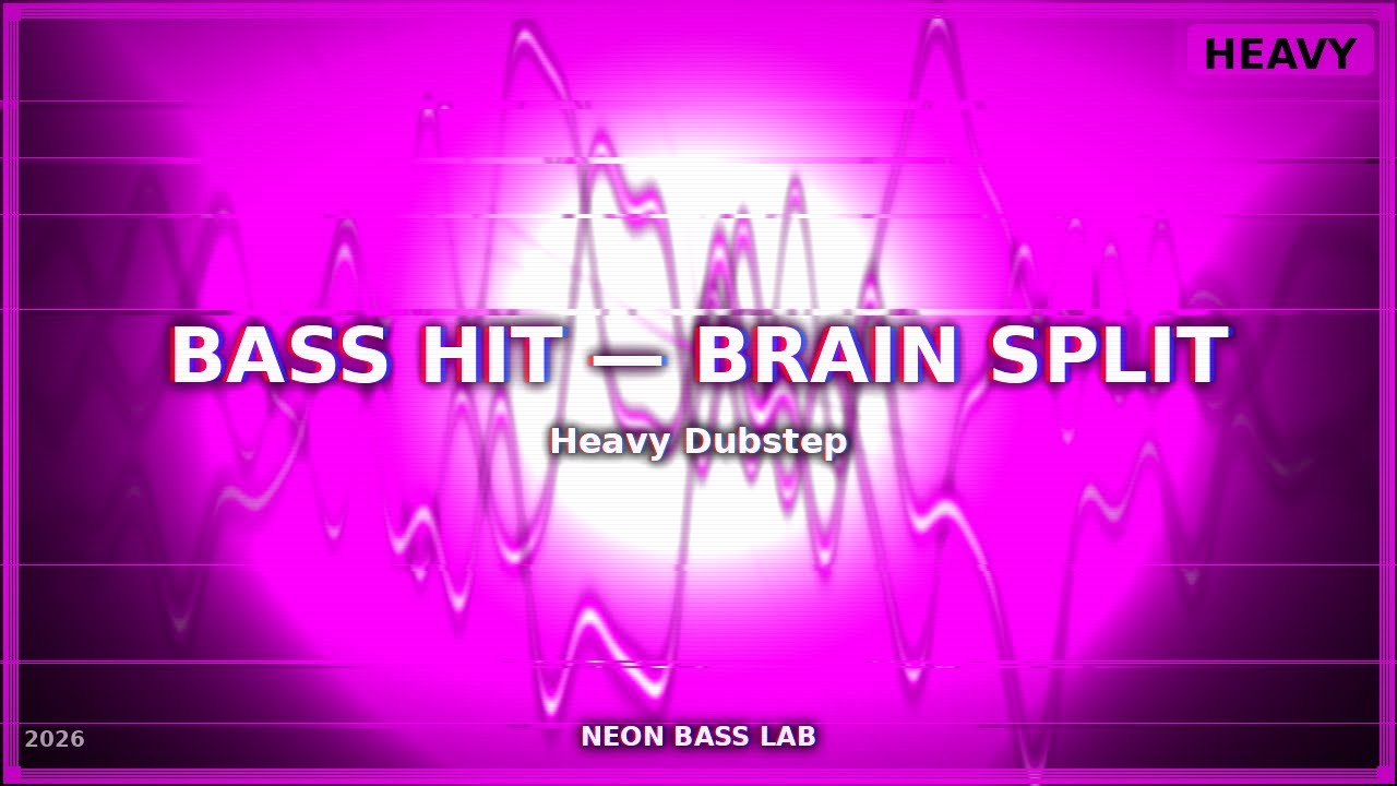 Bass Hit Brain Split | Future Bass Visualizer [Neon Bass Lab] - YouTube