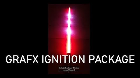 GraFx ignition pack for Crystal focus 10 (CFX) lightsabers - 10 ignitions as a GraFx starter package
