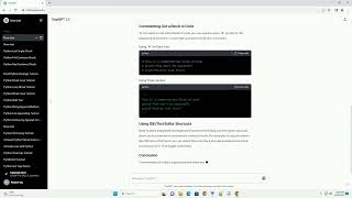 python how to comment out a block