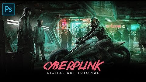 CRAZY Digital Art Techniques - Photobashing Concept Art Tutorial Photoshop